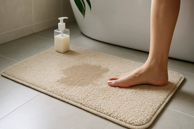 Comment nettoyer un tapis de bain ?