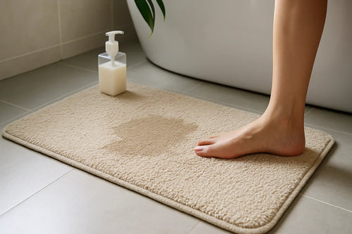 Comment nettoyer un tapis de bain ?